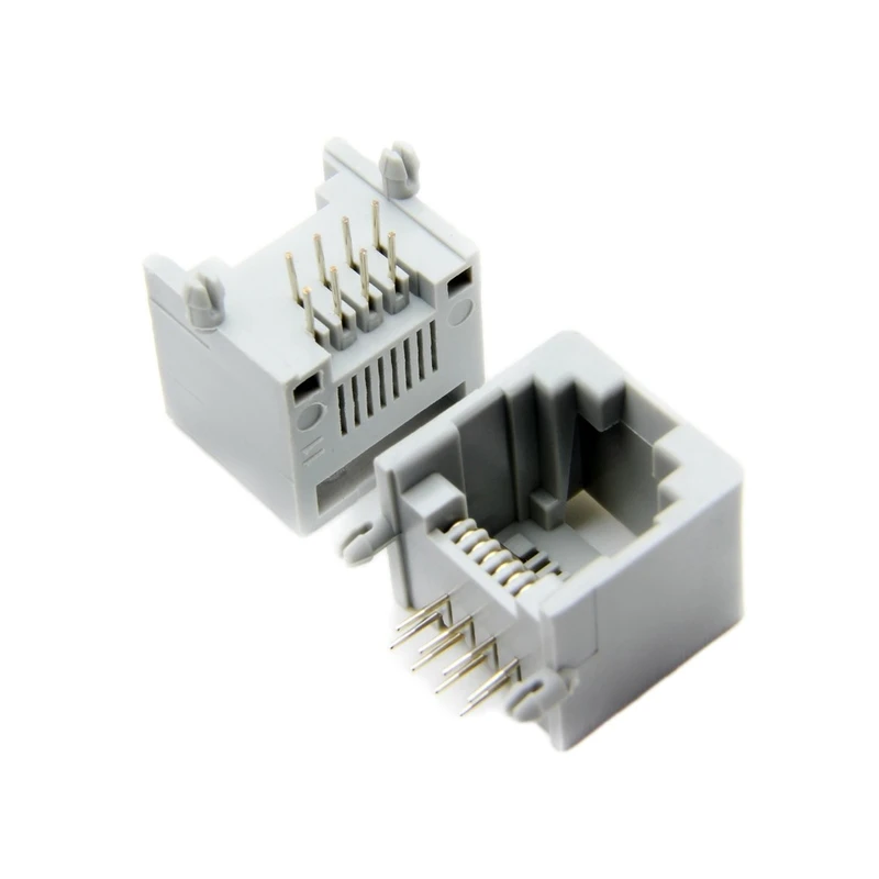 کانکتور مادگی روبردی مدل RJ45 بسته 2 عددی