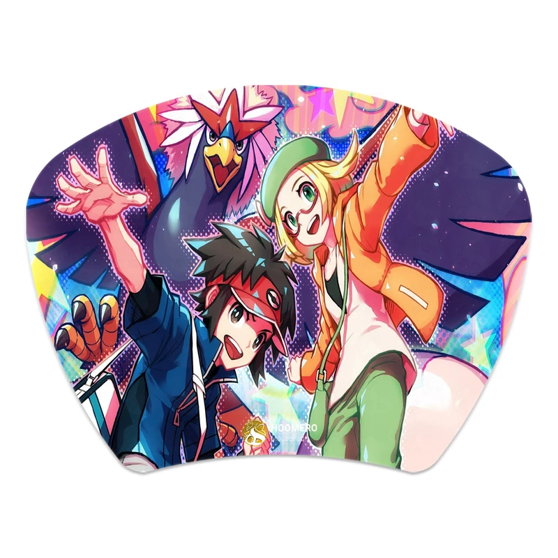 ماوس پد هومرو مدل MC1192 طرح انیمه پوکمون