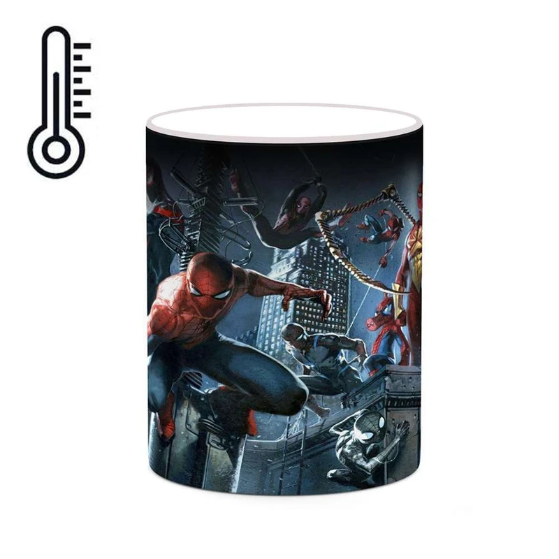 ماگ حرارتی کاکتی مدل کارتون Spider Man کد mgh23160