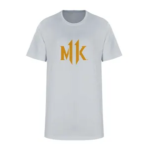 تی شرت آستین کوتاه زنانه مدل MK  کد L330 رنگ طوسی