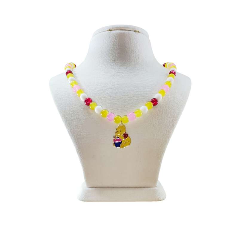 گردنبند دخترانه مدل خرس پو کارتونی