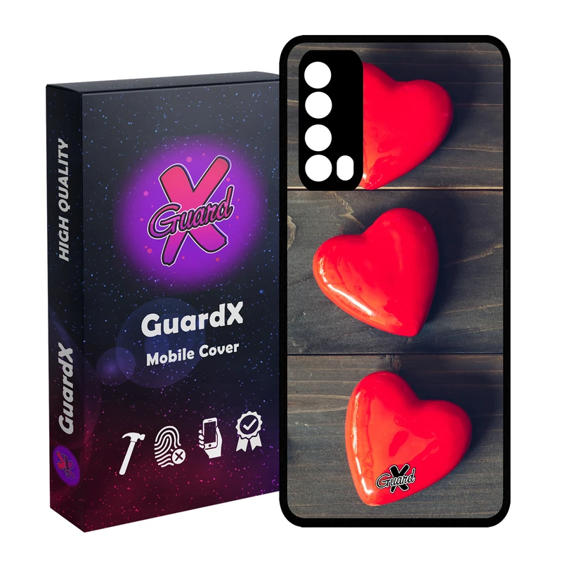 کاور گارد ایکس طرح Love مدل Glass10181 مناسب برای گوشی موبایل هوآوی Y7A / P Smart 2021