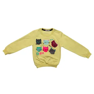سویشرت بچگانه مدل گربه کد L121