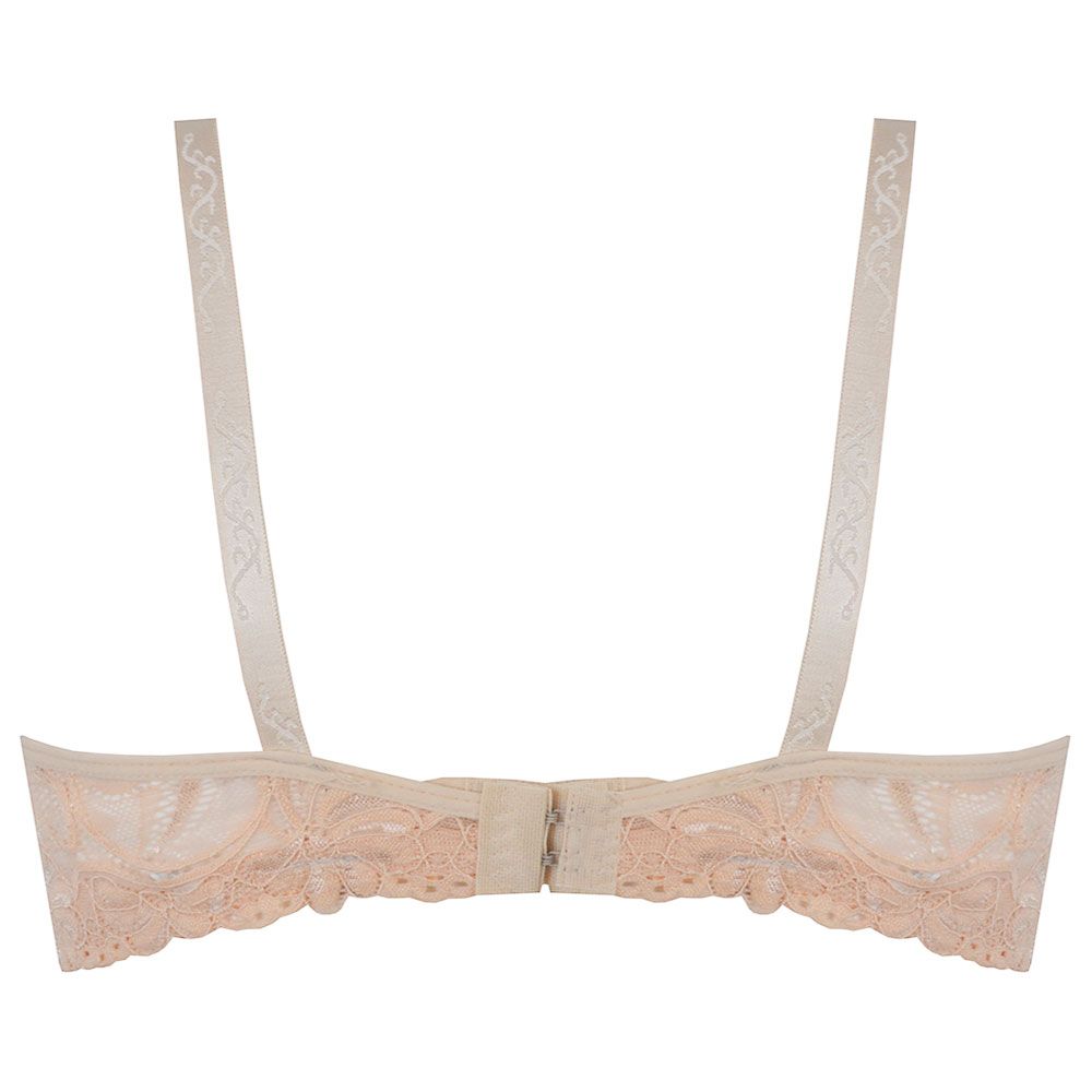 ست شورت و سوتین زنانه پرجامدا مدل 340019209 دانتل رنگ کرم -  - 3