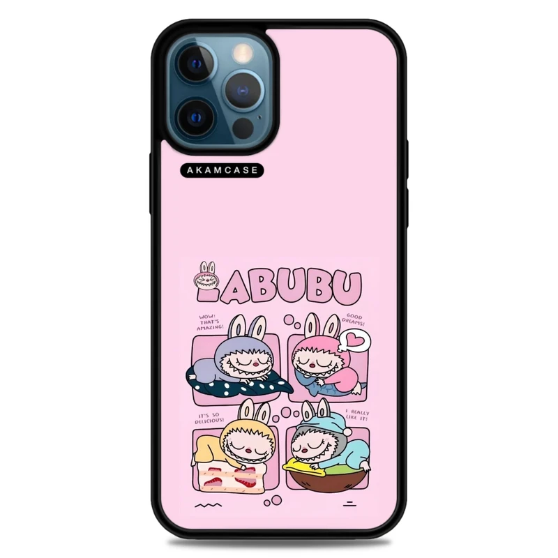 کاور آکام مدل AMC-WA12PROMAX-LABUBU-2 مناسب برای گوشی موبایل اپل iPhone 12 Pro Max