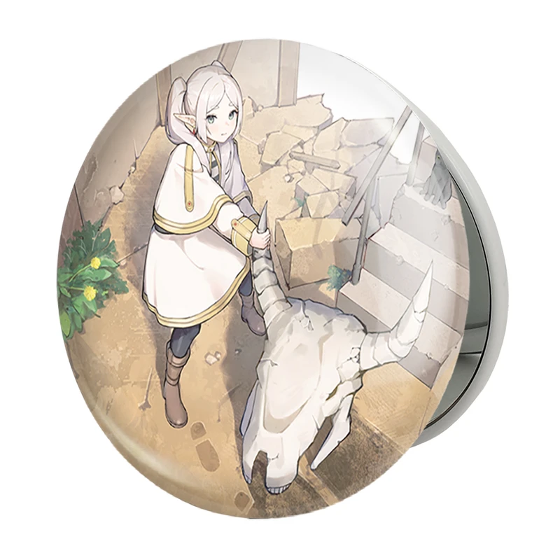 آینه جیبی خندالو طرح انیمه فریرن (Frieren) مدل تاشو کد 33950