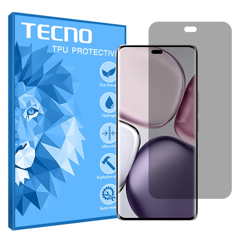 محافظ صفحه نمایش حریم شخصی تکنو مدل Resistant مناسب برای گوشی موبایل آنر X9c