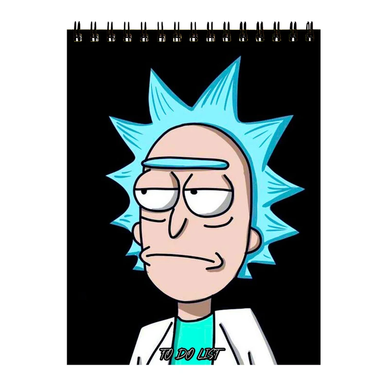 دفتر برنامه‌ریزی 60 برگ مدل ریکی و مورتی کد 0014