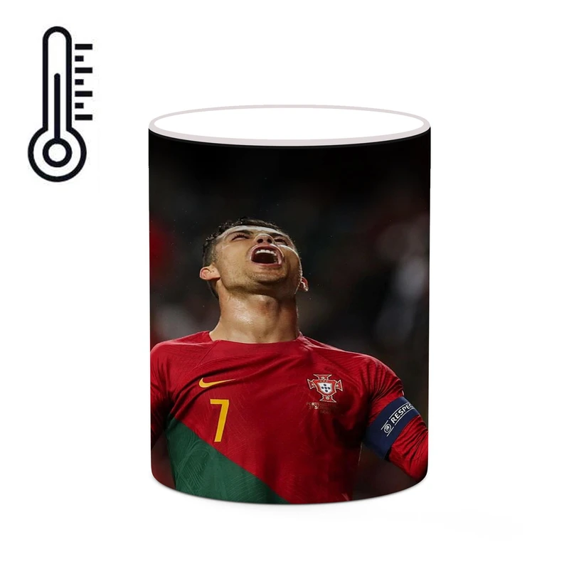 ماگ حرارتی کاکتی طرح Ronaldo رونالدو مدل mgh42989