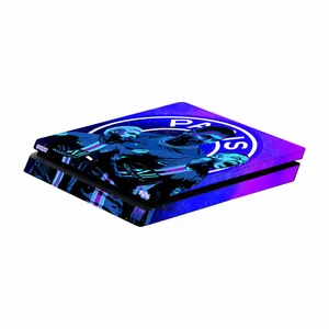 برچسب پلی استیشن 4 اس ای گییرز طرح Messi Mbappe Neymar مدل اسلیم