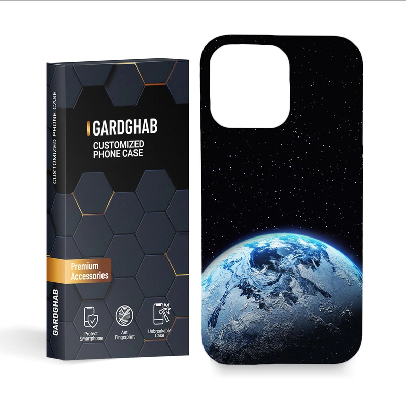 کاور گارد قاب مدل کهکشان مناسب برای گوشی موبایل اپل iphone 14 promax