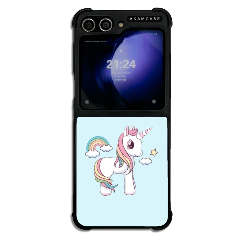 کاور آکام مدل AMCWSGZFLIP5-UNICORN12 مناسب برای گوشی موبایل سامسونگ Galaxy Z Flip 5
