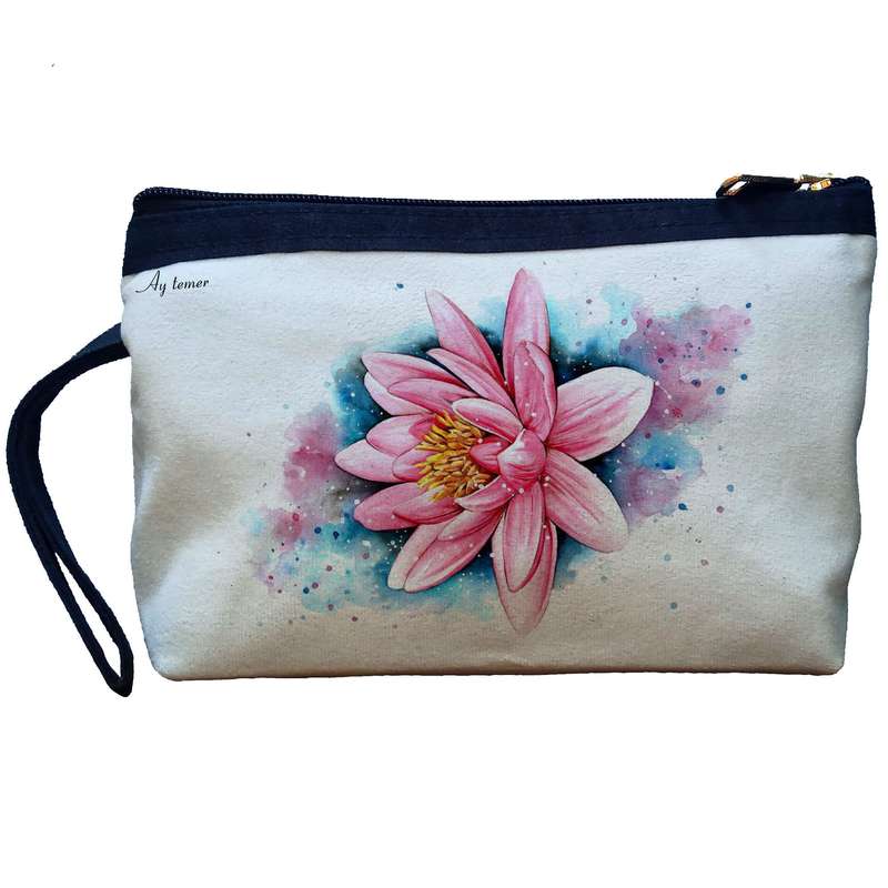 کیف لوازم آرایش زنانه آی تمر مدل گل کد 136