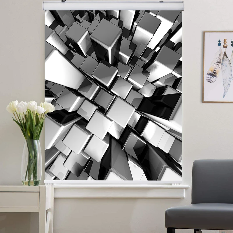 پرده شید زیو کد 3D044 سایز 200 × 160 سانتی‌ متر