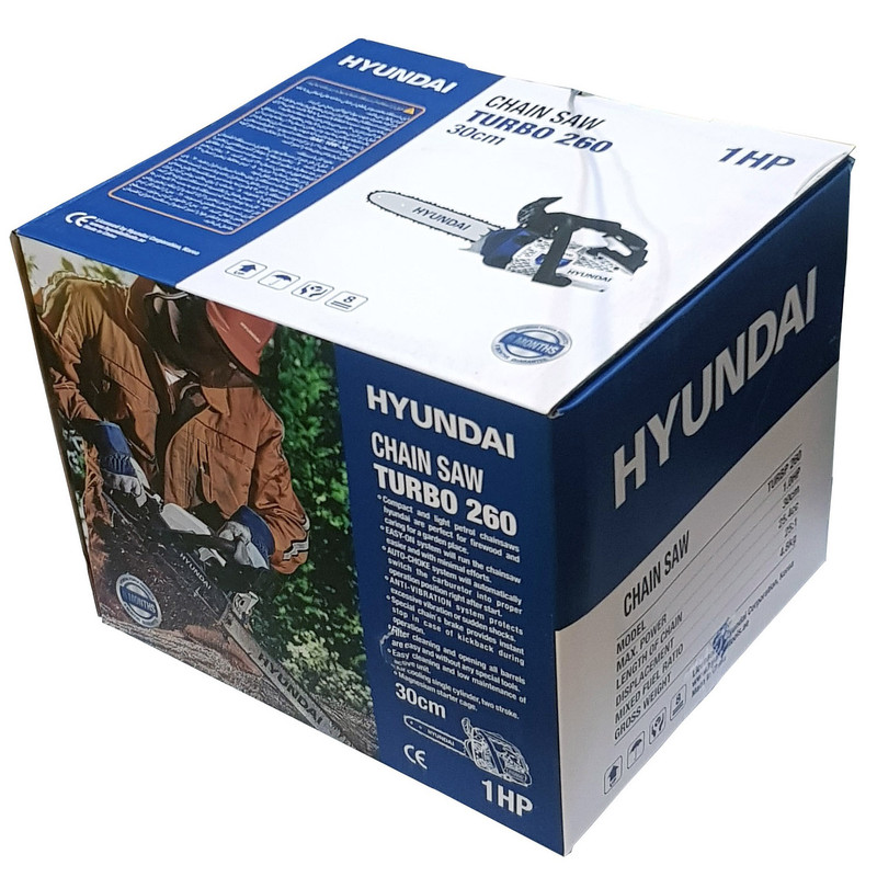 اره زنجیری بنزینی هیوندای مدل TURBO 260