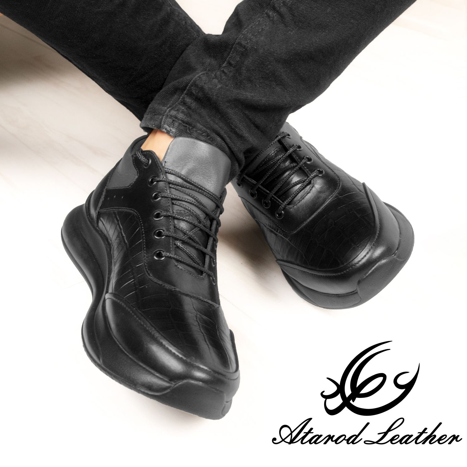 کفش روزمره مردانه چرم عطارد مدل چرم طبیعی کد SH39 -  - 15
