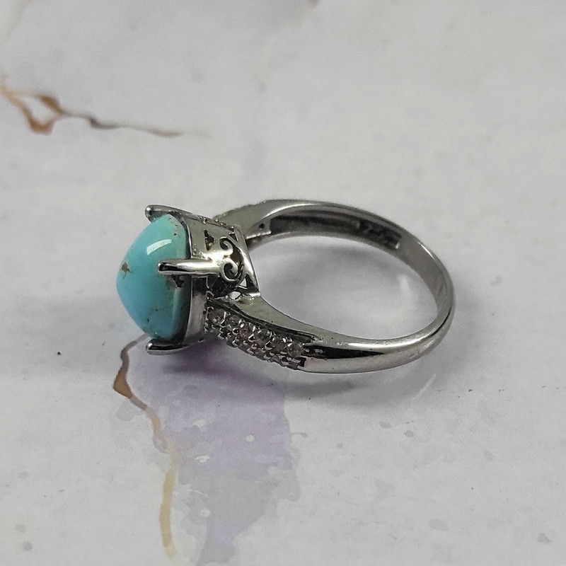 انگشتر نقره زنانه سلین کالا مدل فیروزه کد 23