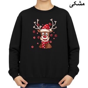 سویشرت زنانه مدل گوزن کریسمس کد v6 