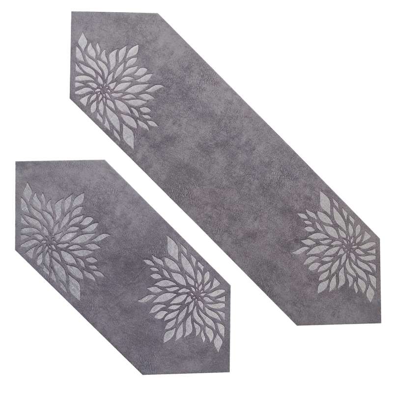 ست رومیزی 2 تکه مدل مخمل 2لایه کد M2