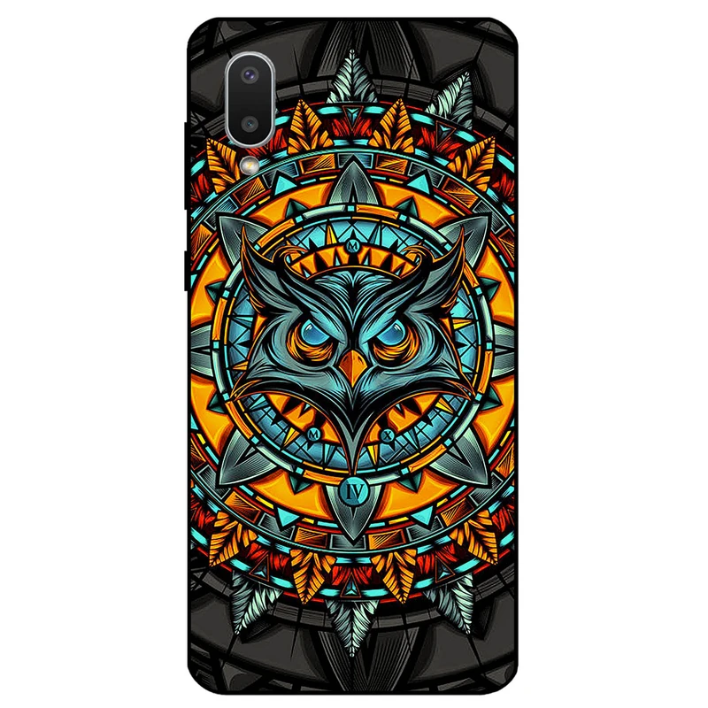 کاور مگافون طرح جغد مدل 1903 مناسب برای گوشی موبایل سامسونگ Galaxy A02         