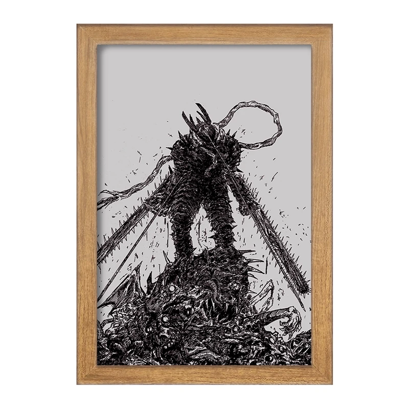 تابلو خندالو مدل دنجی انیمه مرد اره ای Chainsaw Man  کد 17956