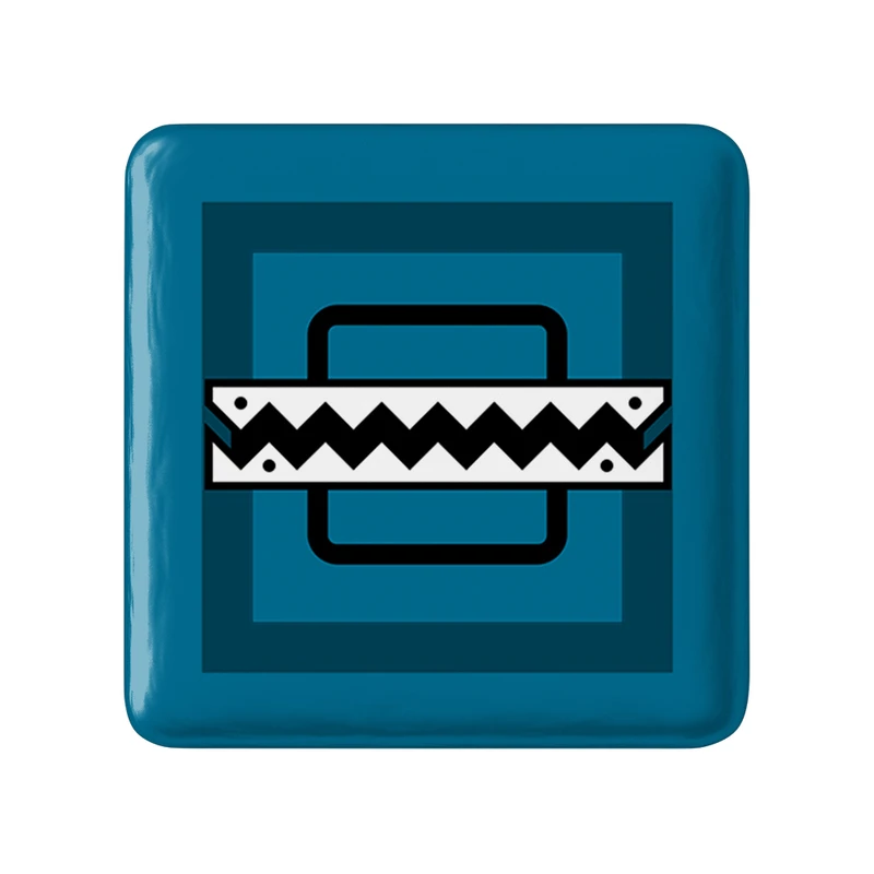 مگنت خندالو طرح frost  بازی رینبو سیکس سیج  مدل مربعی کد 30347