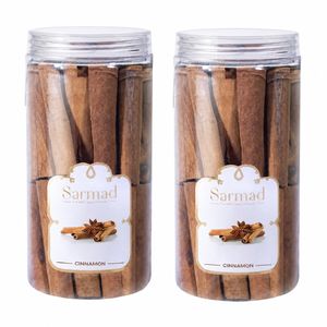 دارچین لوله ای ممتاز سرمد - 250 گرم بسته 2 عددی