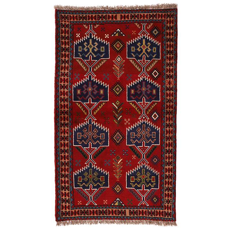 فرش دستبافت دو ونیم متری مدل خراسان طرح واگیره کد 140978