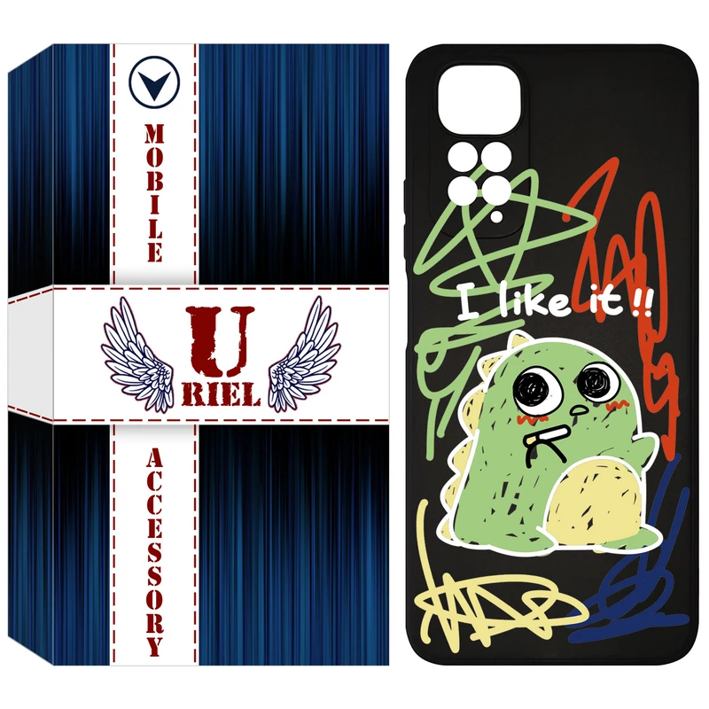 کاور یوریل مدل KSH کد 21 طرح دایناسور نقاش مناسب برای گوشی موبایل شیائومی Redmi Note 11S