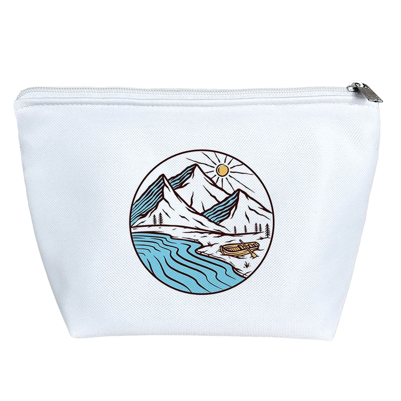 کیف لوازم آرایش دخترانه خندالو مدل دریا و کوه کد 5408