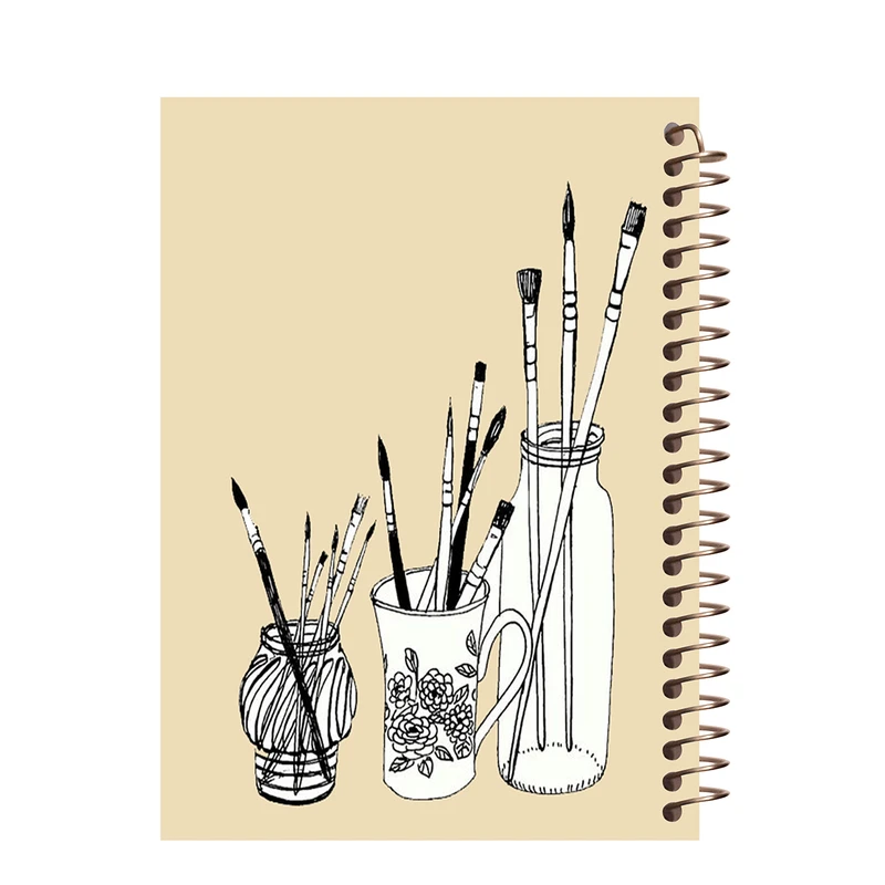 دفترچه یادداشت 60 برگ طرح لوازم التحریر کد N203