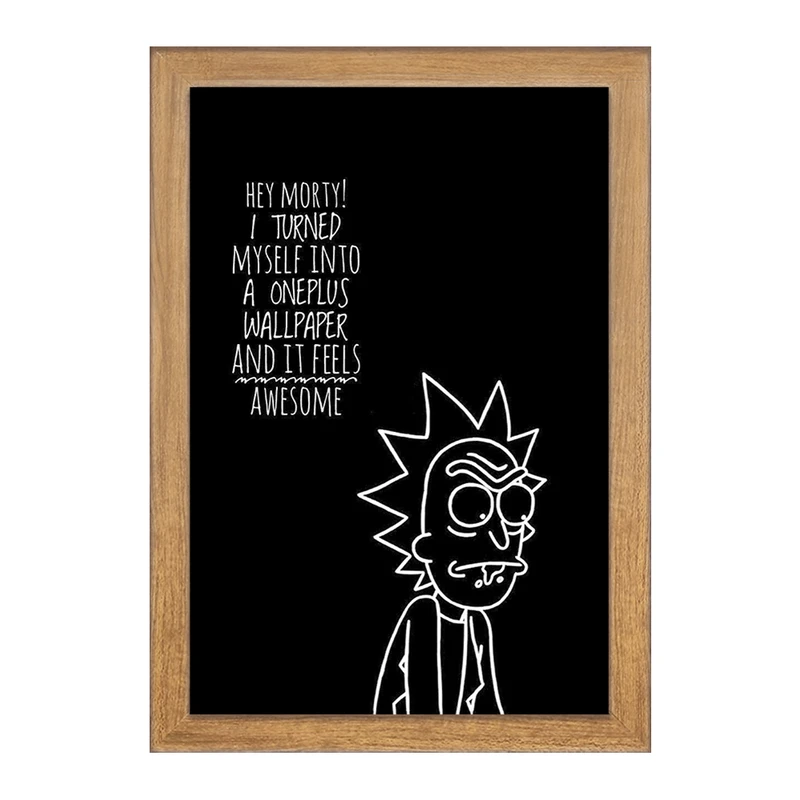 تابلو خندالو مدل ریک (Rick) کد F1070