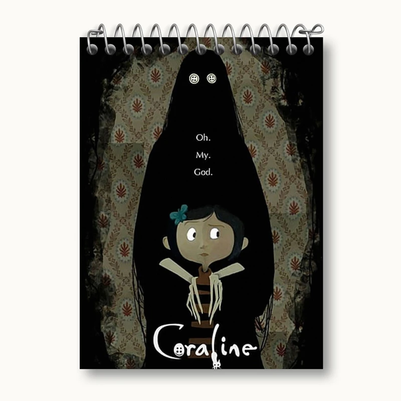 دفتر یادداشت 50 برگ خندالو مدل کورالاین Coraline کد 20784