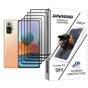 JF Diamond Glass MIX004 Screen Protector For Xiaomi Redmi Note 10 Pro Max Pack Of 4