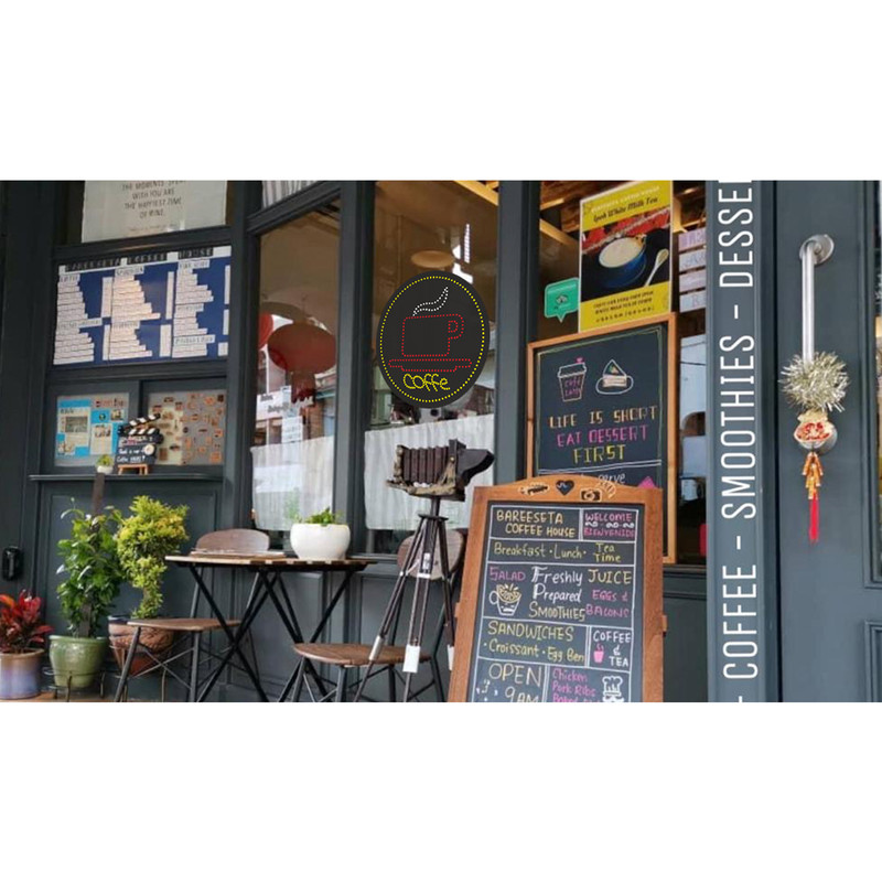 تابلو ال ای دی آیاز طرح کافه کد 332