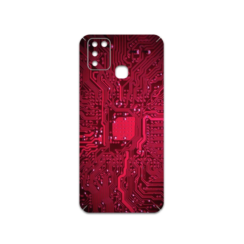برچسب پوششی ماهوت مدل Red-Printed-Circuit-Board مناسب برای گوشی موبایل اینفینیکس Smart 6 X657B