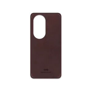 MAHOOT Matte-Dark-Brown-Leather Cover Sticker for Huawei P50 Pro