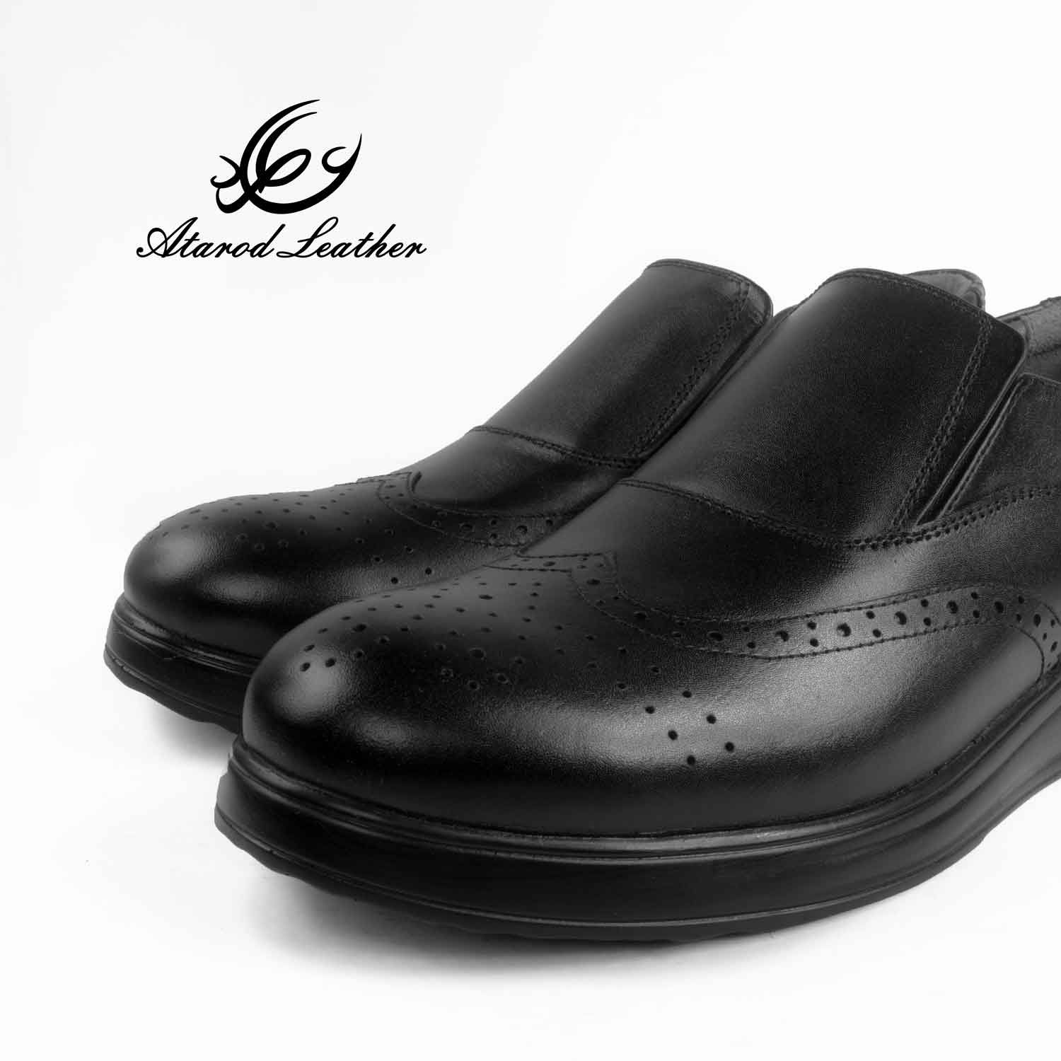 کفش روزمره مردانه چرم عطارد مدل چرم طبیعی کد SH61 -  - 7