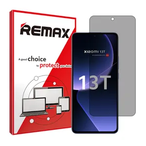 Remax brand shockproof Privacy screen protector glass for Xiaomi 13T