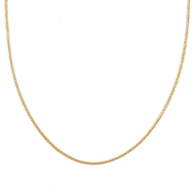 زنجیر طلا 18 عیار زنانه هماتیت گلد مدل میرو کد 130064