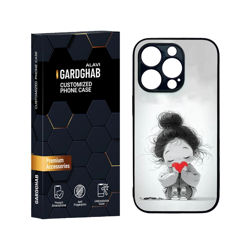 کاور گارد قاب علوی مدل دورژله ای فانتزی مناسب برای گوشی موبایل اپل iPhone 14 Pro Max