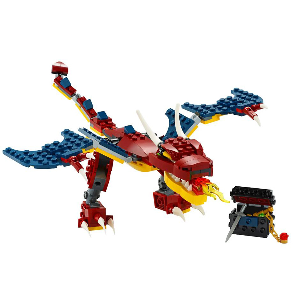 لگو سری کریتور مدل Fire Dragon کد 31102 لگو سری کریتور مدل Fire Dragon کد 31102