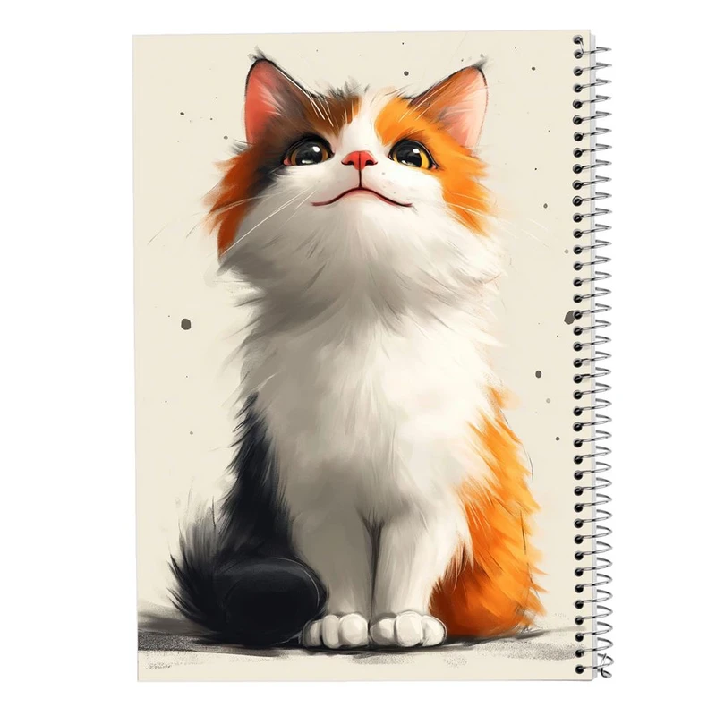 دفتر نقاشی 50 برگ مدوپد مدل سگ و گربه کد DF17296