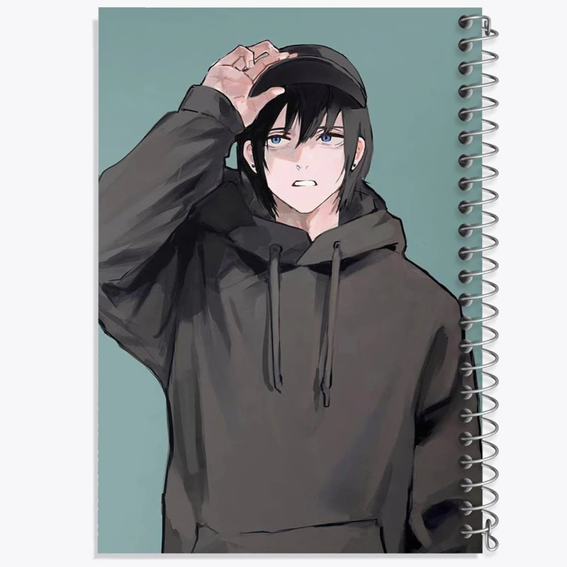 دفتر مشق 100 برگ خندالو طرح هایاکاوا انیمه مرد اره ای Chainsaw Man کد 17915