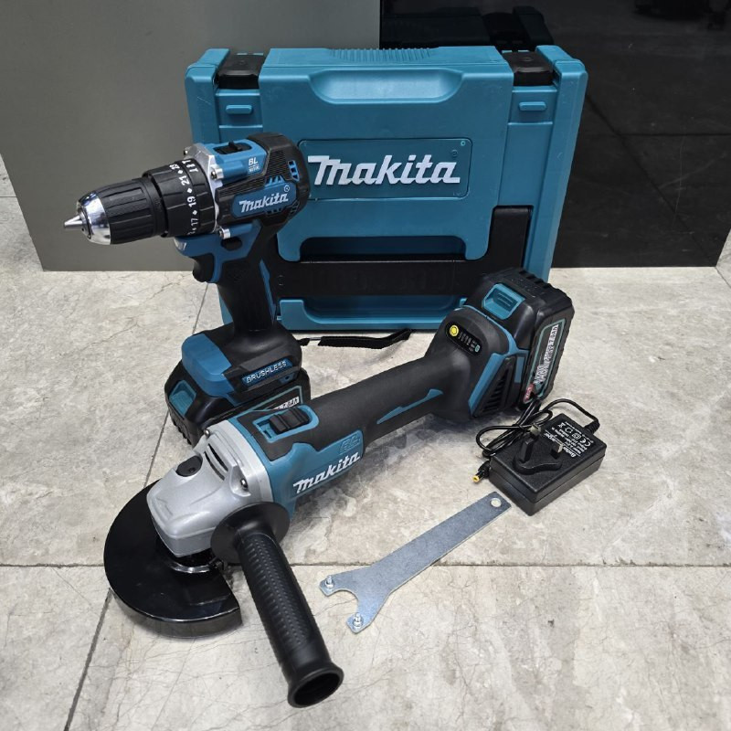 دریل پیچ گوشتی و مینی فرز شارژی ماکیتا مدل KIT2