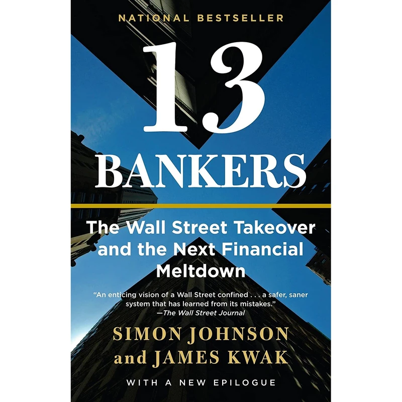 کتاب 13 Bankers اثر Simon Johnson and James Kwak انتشارات Vintage