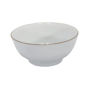 کاسه آبگوشت خوری مدل 6/5 خط طلا کد 360019 مجموعه 6 عددی
