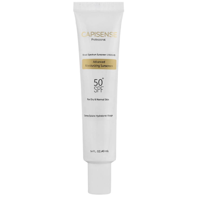 کرم ضد آفتاب بدون رنگ SPF 50 کپیسنس مدل MOI-DN مناسب پوست های خشک و معمولی حجم 40 میلی لیتر