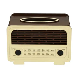 جا دستمال کاغذی طرح کلاسیک مدل رادیو FM