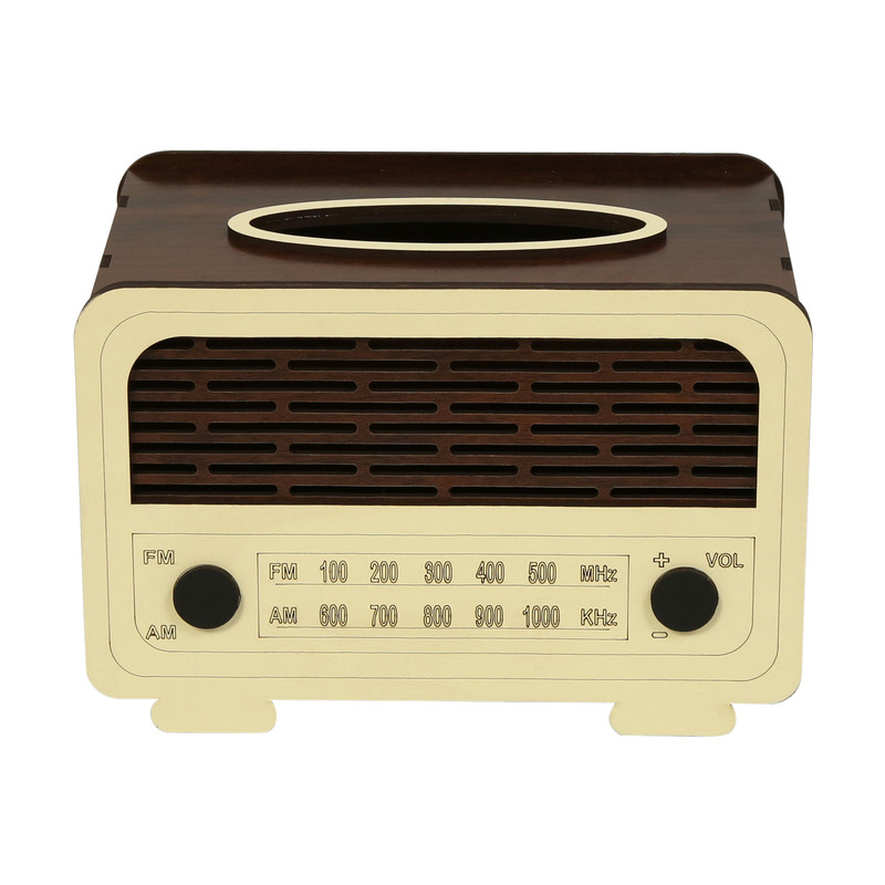 پایه رول دستمال کاغذی چوب ارا مدل رادیو Fm450